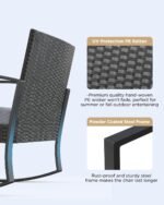 The 3-piece Acapulco patio furniture set with comfortable cushions and a glass table in an outdoor garden setting.