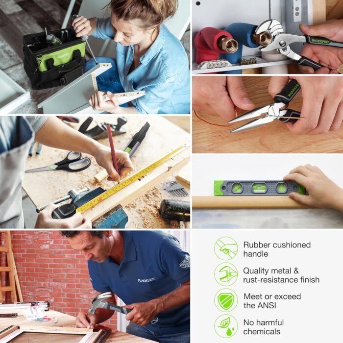 Ideal power tools drill set for home repairs, featuring fast charging, lightweight design, and enhanced durability.